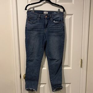 Nicole Miller Soho high-rise skinny crop jeans